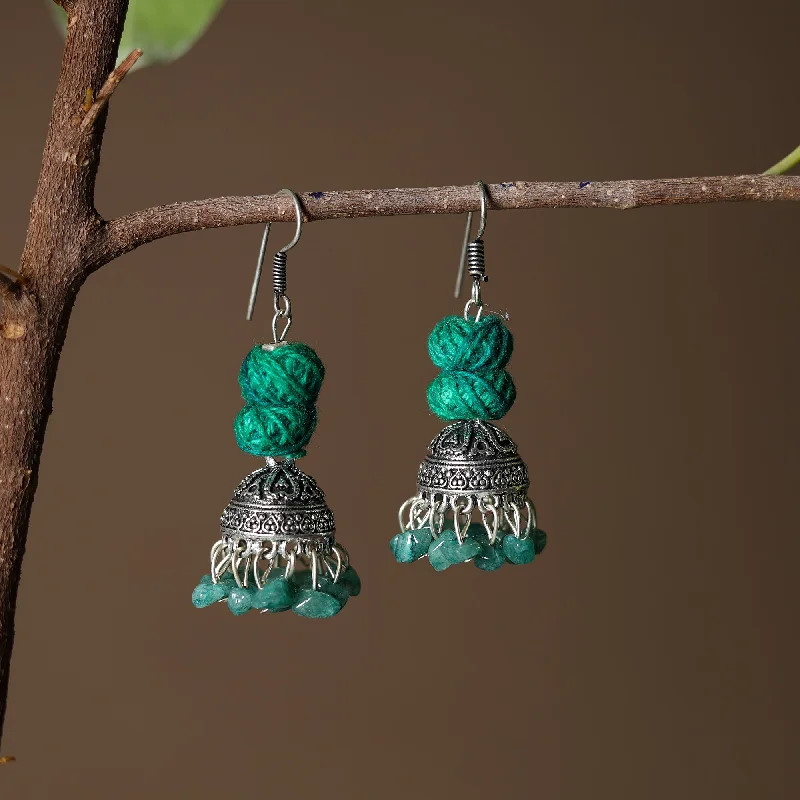 Flash Sale On Stunning Jewelry – Don't Miss Out Jasmine Handcrafted GS Beadwork Jhumki Earrings 16