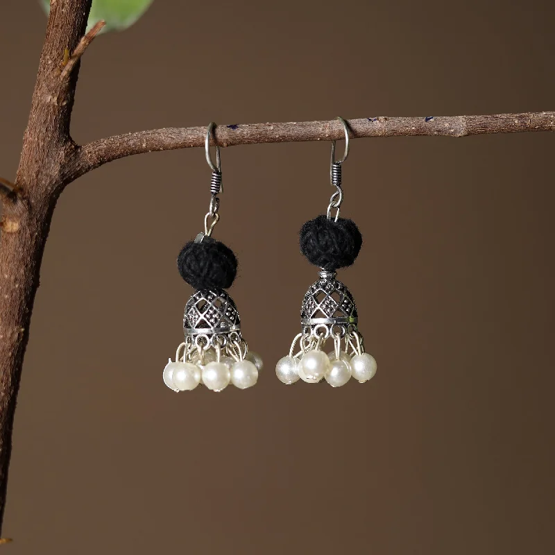 Luxury Jewelry At Unbeatable Discounts Jannat Handcrafted GS Beadwork Jhumki Earrings 05