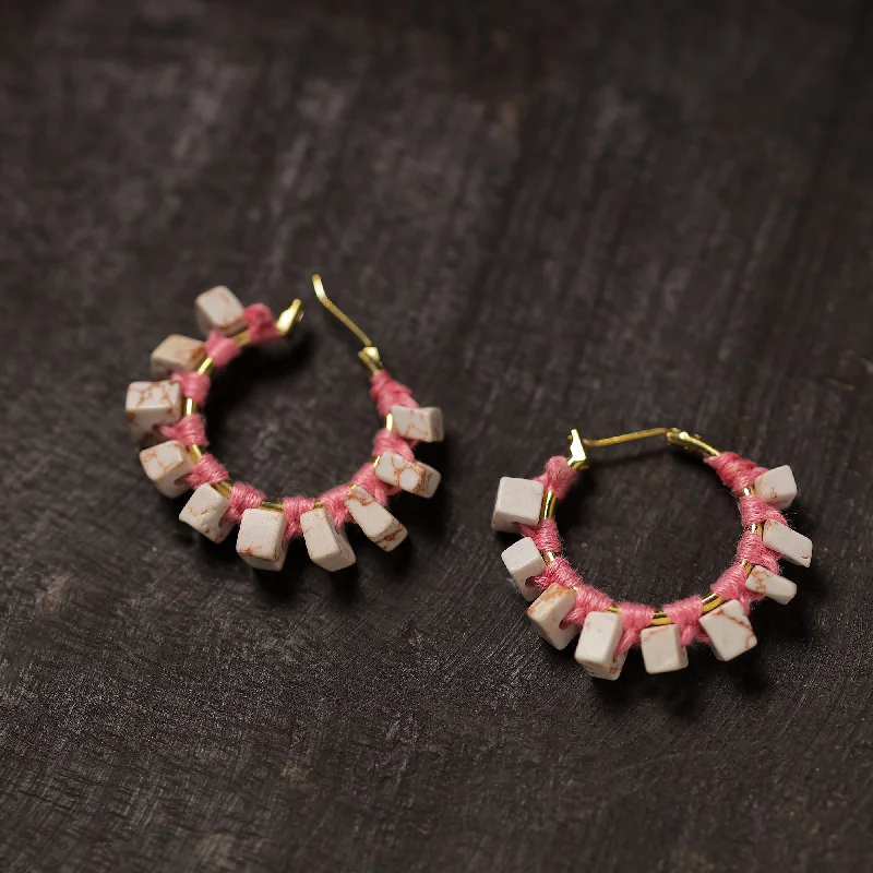 Affordable Glamour – Premium Jewelry For Less Trisha Handmade Thread & Stone Work Earrings 15
