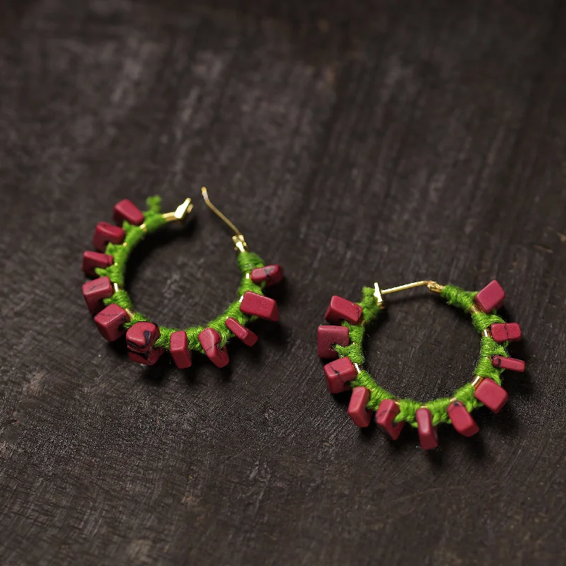 Accessorize For Less – Luxury Jewelry At Affordable Prices Rubina Handmade Thread & Stone Work Earrings 16