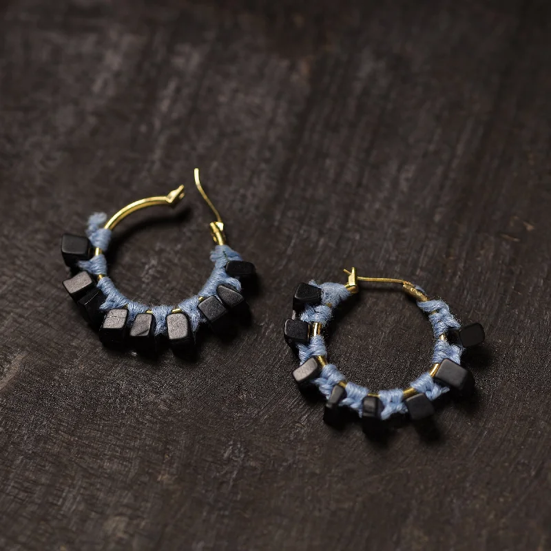 Limited Stock On Premium Jewelry At Low Prices Sara Handmade Thread & Stone Work Earrings 07