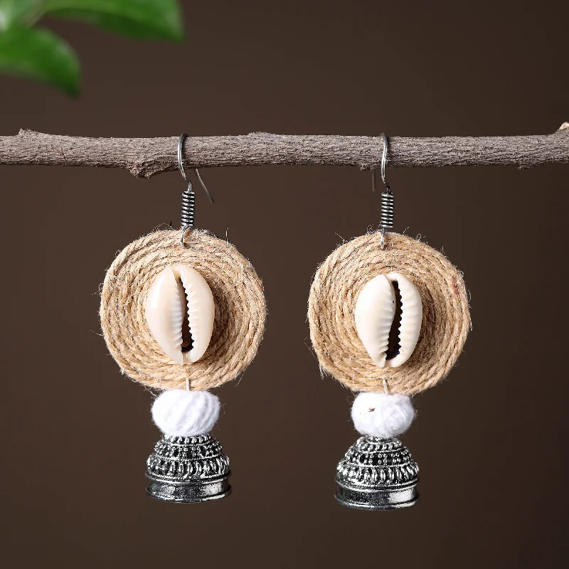 Versatile Layering Jewelry For Effortless Chic Trisha Handcrafted GS Jute Jhumki Earrings