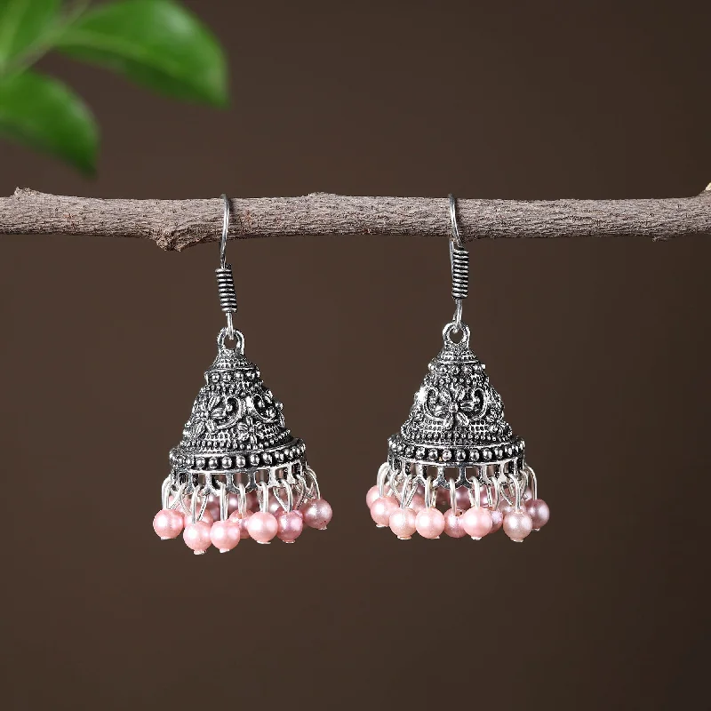 Timeless Elegance Now At Special Discounts Lavanya Handcrafted GS Beadwork Jhumki Earrings