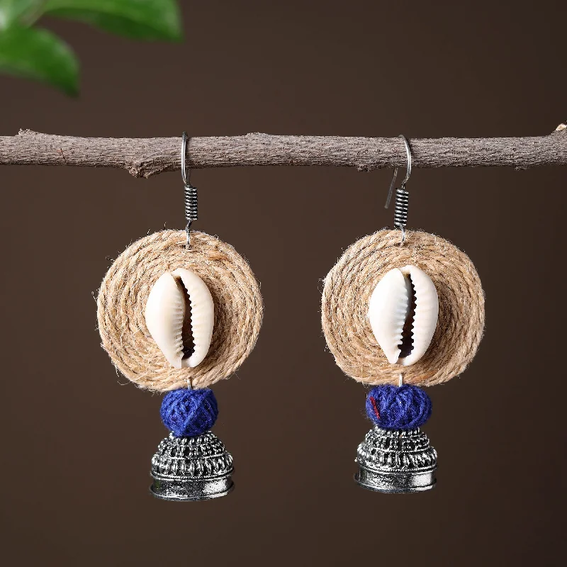 Customized Silver Jewelry For Unique Style Nikhat Handcrafted GS Jute Jhumki Earrings