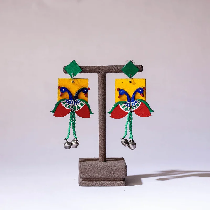 Your Dream Jewelry At Dream Prices – Shop Now Meraki - Madhubani Handpainted Wooden Earrings