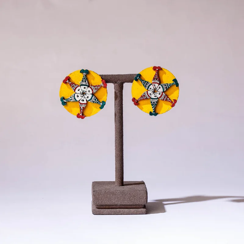 Unlock Unbeatable Jewelry Deals Before They’Re Gone Meraki - Madhubani Handpainted Wooden Earrings