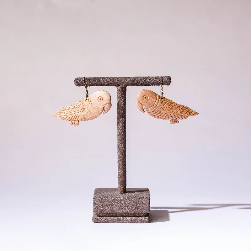 Limited Stock On Premium Jewelry At Low Prices Hand Carved Wooden Earrings