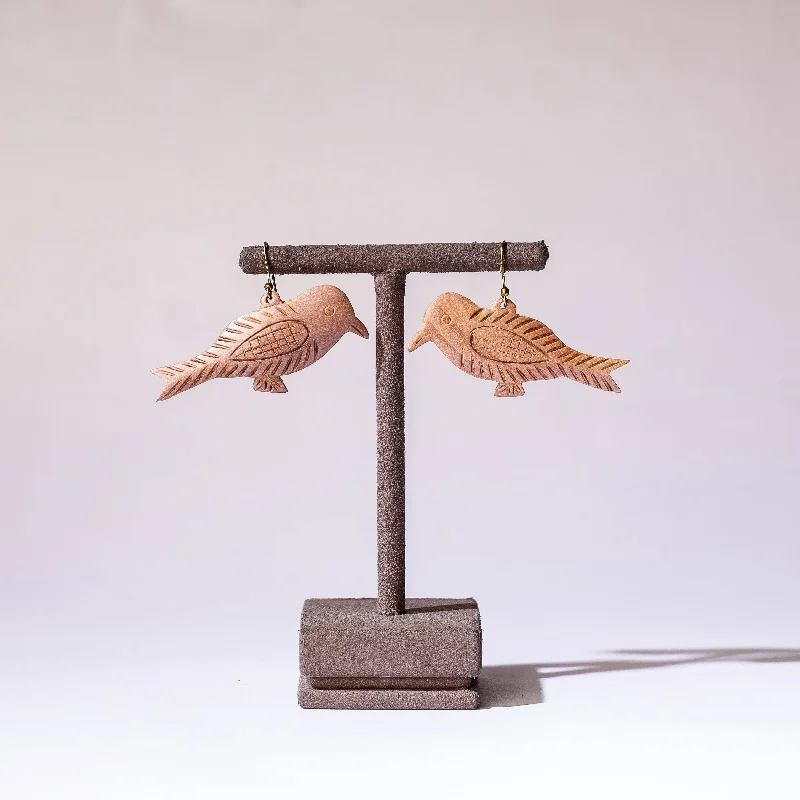 Versatile Layering Jewelry For Effortless Chic Hand Carved Wooden Earrings