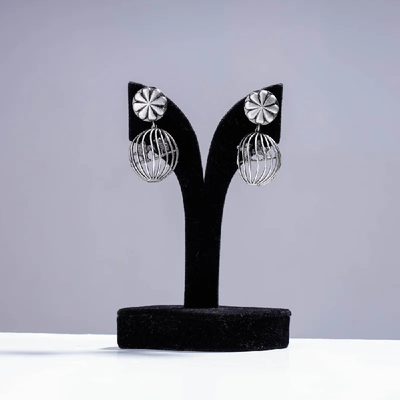 Discover Unique Jewelry With Special Limited-Time Offers Antique Silver Finish Oxidised Brass Base Earrings