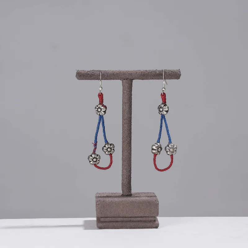 Customized Silver Jewelry For Unique Style Patwa Threadwork Earrings by Kailash Patwa