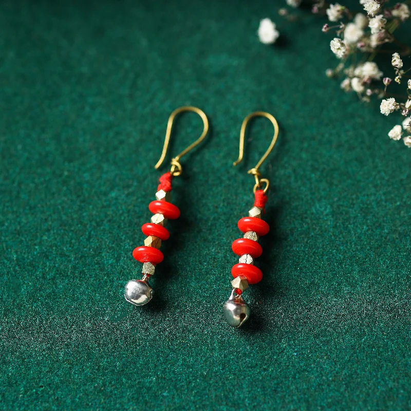 Modern Jewelry At Exclusive Discounts – Shop Today Tribal Odisha Dokra Threadwork Earrings