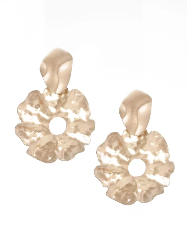 Odette Women Classy Gold Dangle Earrings