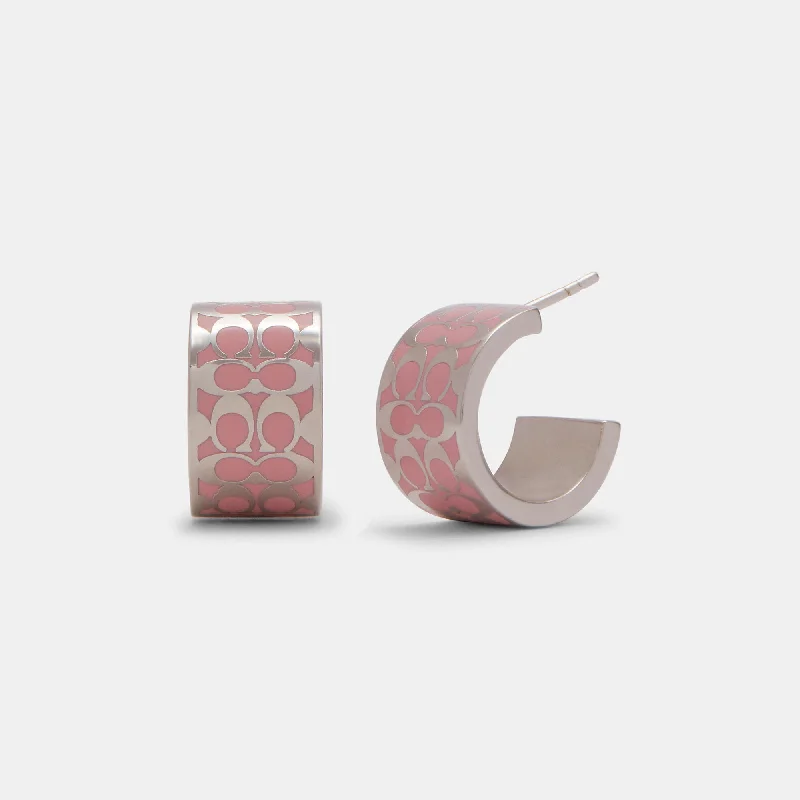Limited-Stock Jewelry Sale – Once It's Gone, It's Gone Coach Outlet Signature Huggie Earrings
