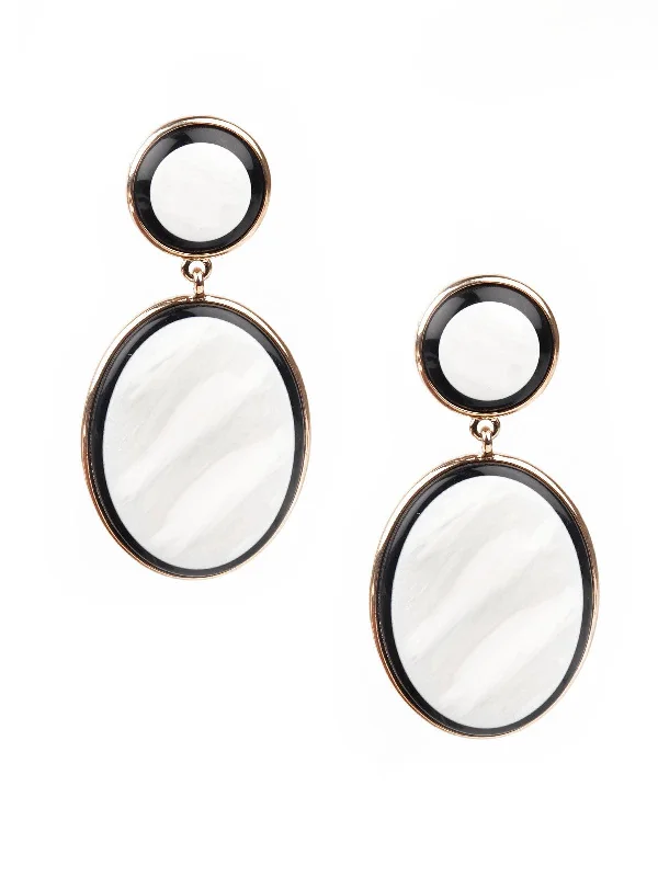 Odette Women White Dangler Earring