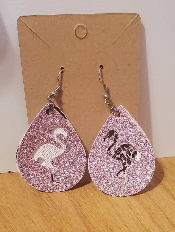 Clearance Sale On High-End Jewelry Collections Flamingo cut out earrings