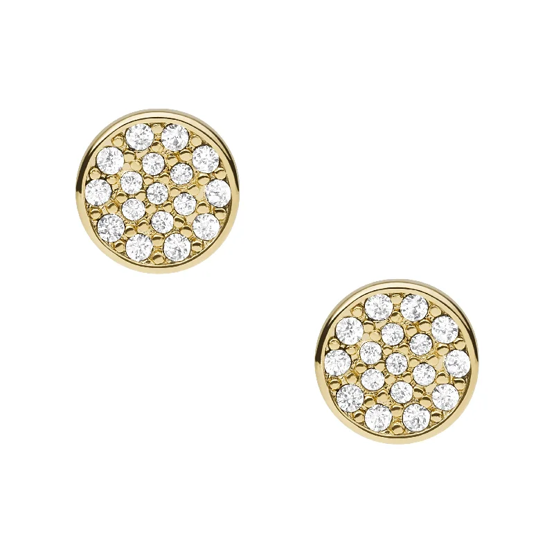 Dazzling Deals On Necklaces, Bracelets, And More Fossil Earring Women's Gold Brass Stud Earring