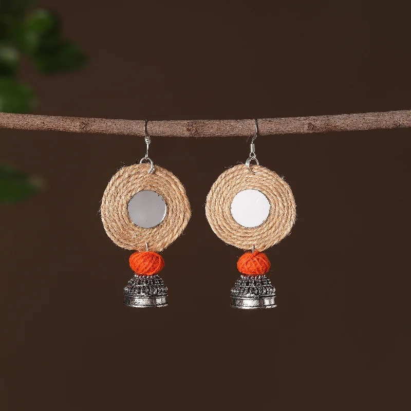 Breathtaking Jewelry, Breathtaking Prices Navya German Silver Jute Jhumki Earrings