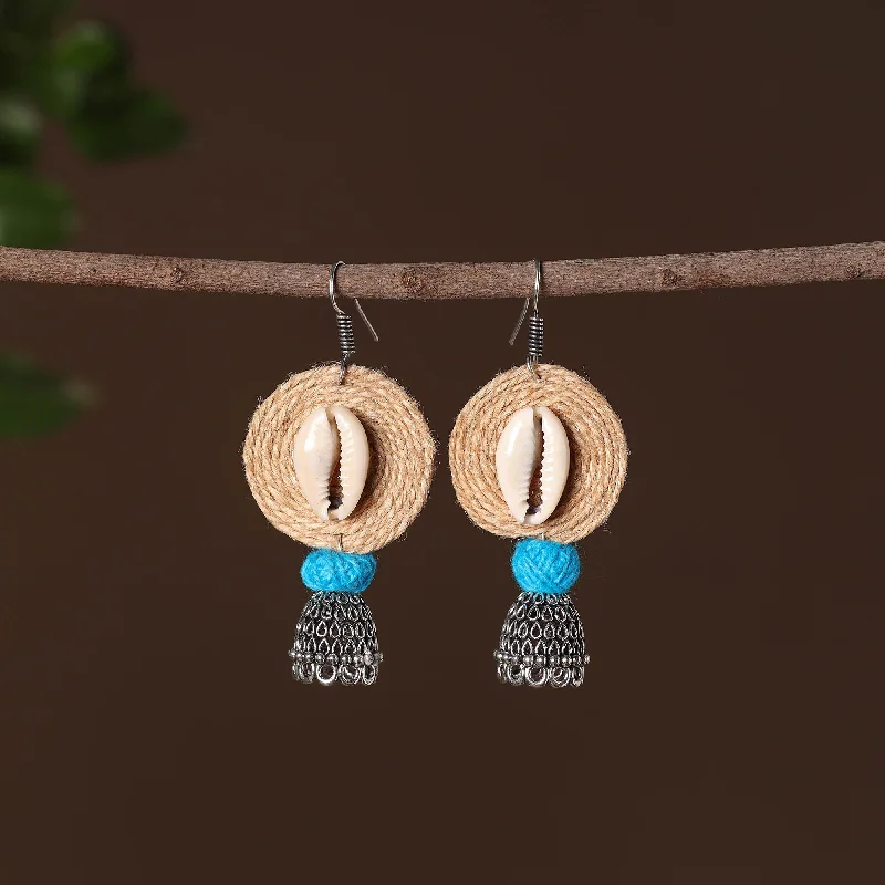 Elegant Jewelry Styles At Budget-Friendly Prices Vaishnavi German Silver Jute Jhumki Earrings