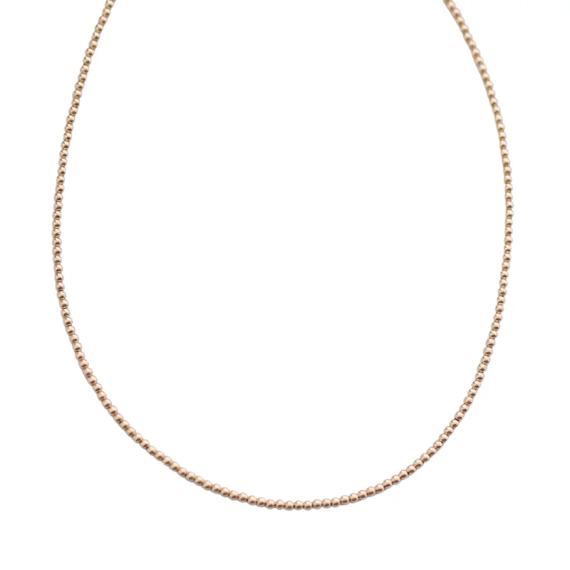 Elegant Necklaces And Bracelets At Limited-Time Offers 2MM 14K Gold-Filled Ball Beaded Choker/Necklace