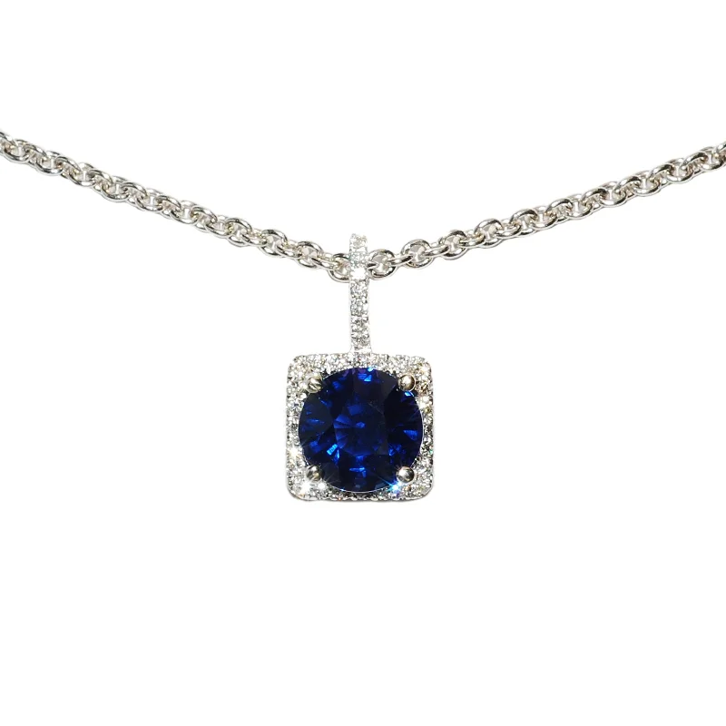 Don't Miss Out On Bestselling Jewelry At Special Prices Blue Sapphire Diamond Pendant