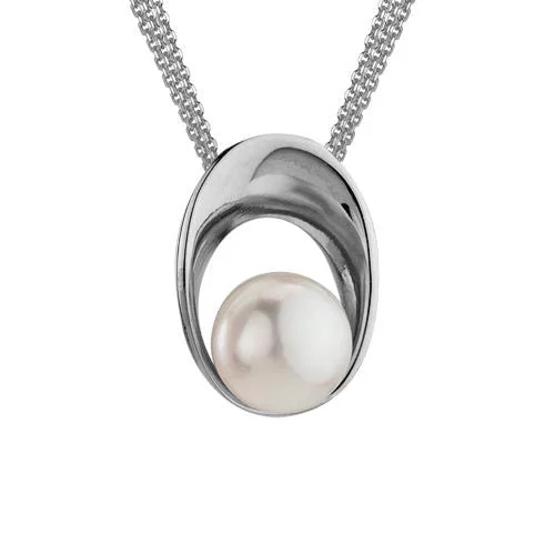 Luxury Meets Affordability – Jewelry Sale Live Now Sterling Silver and Pearl Pendant