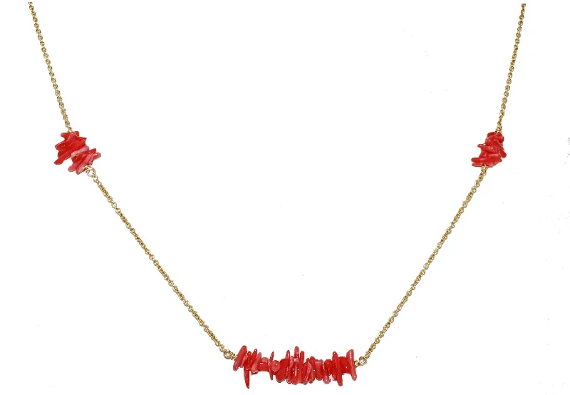 Your Perfect Accessory Now At The Best Price Branch Style Coral Necklace