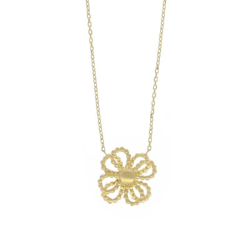 Shop Handcrafted Jewelry At Special Promotional Rates Flower Gold Necklace