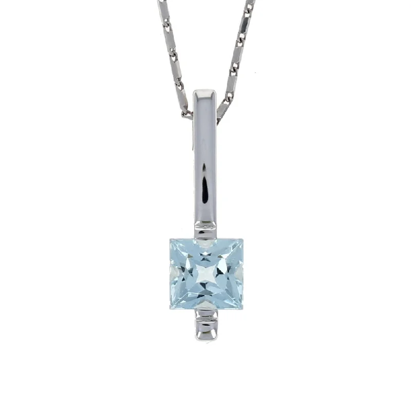 Luxury Jewelry Without The Luxury Price Tag Princess Aquamarine Gold Pendant