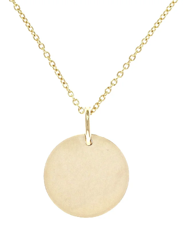 The Perfect Accessory For Less – Jewelry Sale Live Engravable Disk Round Necklace