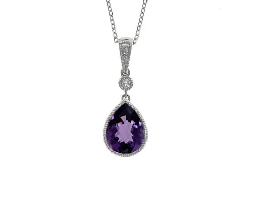 Flash Jewelry Sale – Get Stunning Pieces At Low Prices Pear Amethyst  Pendant