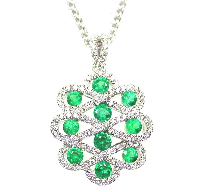 Unmissable Discounts On Timeless Jewelry Pieces Emerald and Diamond Pendant