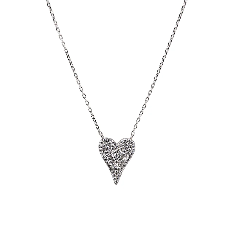 Elegant Jewelry, Affordable Luxury – Shop Now "AMOR" Heart CZ Necklace