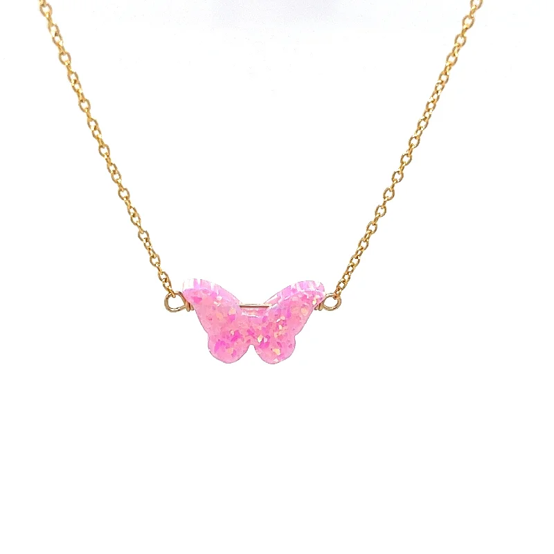 Limited Stock On Premium Jewelry At Low Prices bara boheme | "BUTTERFLY" Opal Necklace