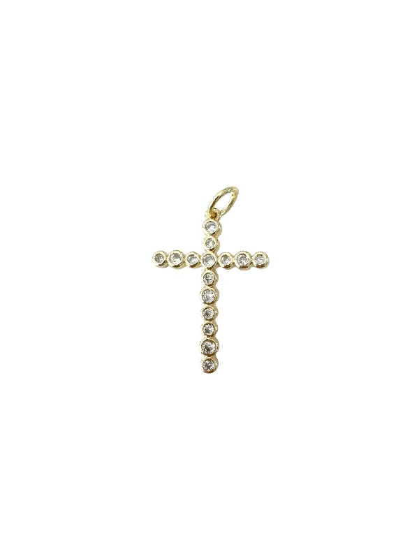 Waterproof Stainless Steel Jewelry For Lasting Beauty Bezel Cross Charm