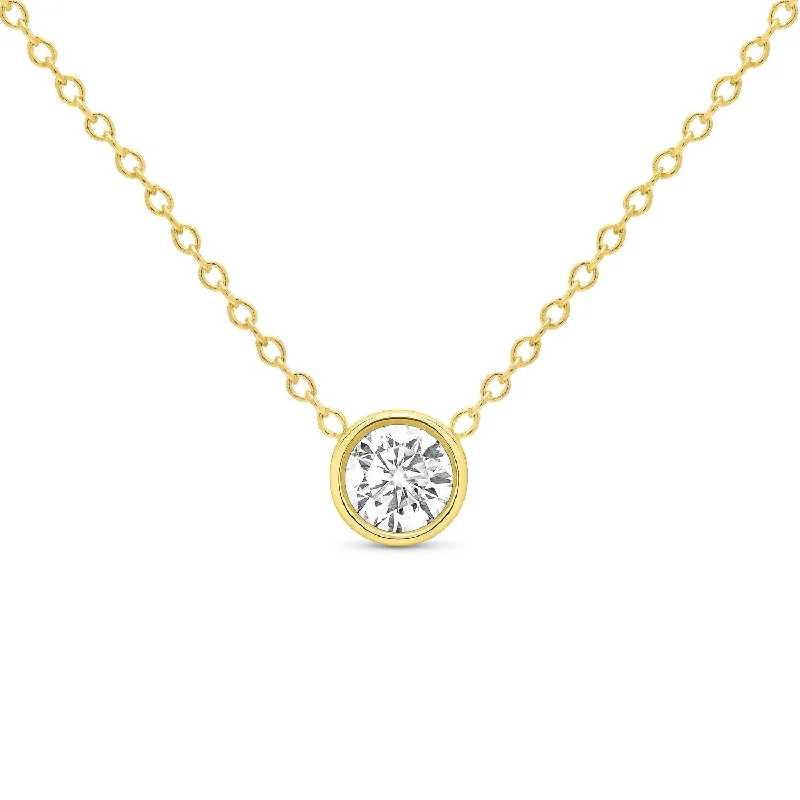 Premium Jewelry At Promotional Prices – Shine Today Bezel Set Diamond Pendant