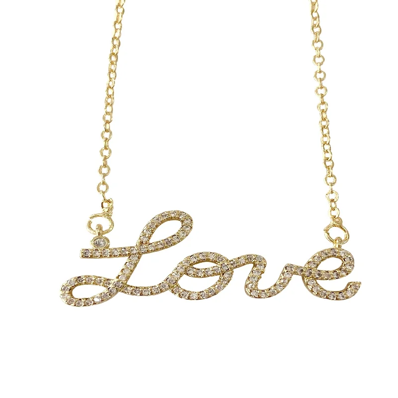 Unbeatable Offers On Luxury And Everyday Jewelry Cursive Love Necklace