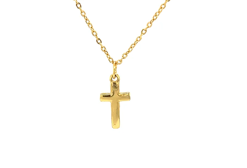 Handcrafted Beauty At Affordable Prices "CYNTHIA" Small Classic Cross Necklace