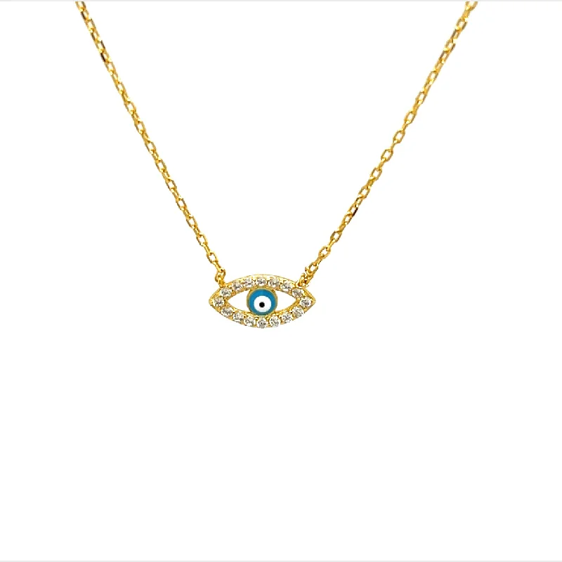 Limited-Time Offer On Premium Jewelry Collections Evil Eye "PLUTO" CZ Necklace