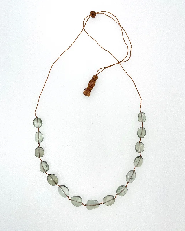 Shop Jewelry That Shines Without The High Price Lena Skadegard Green Amethyst Stone Necklace