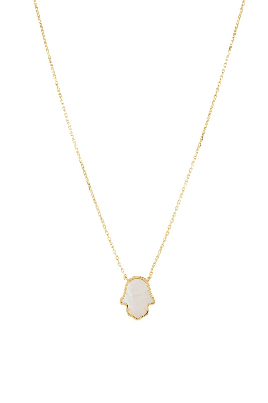 Limited-Time Jewelry Discounts – Shine Without The Splurge Hamsa MOP NECKLACE