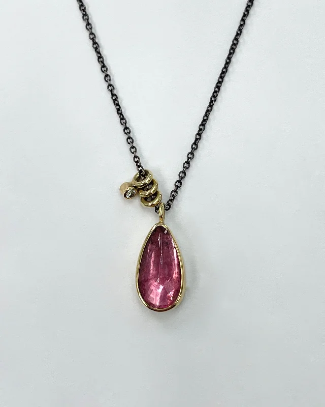 Personalized Jewelry Sale – Unique Gifts At Low Prices Jamie Joseph Pink Tourmaline Teardrop Necklace