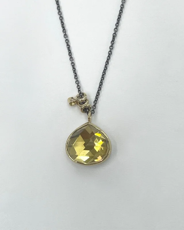 Shop Handcrafted Jewelry At Special Promotional Rates Jamie Joseph Rose Cut Citrine Necklace