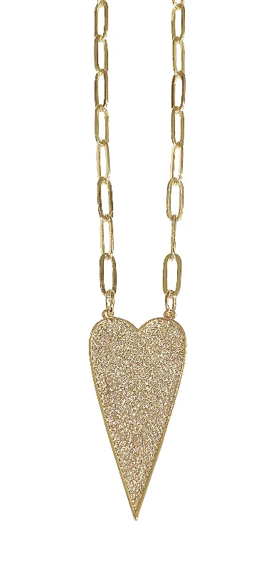 Exclusive Jewelry Sale – Shine For Less Jumbo Heart Necklace