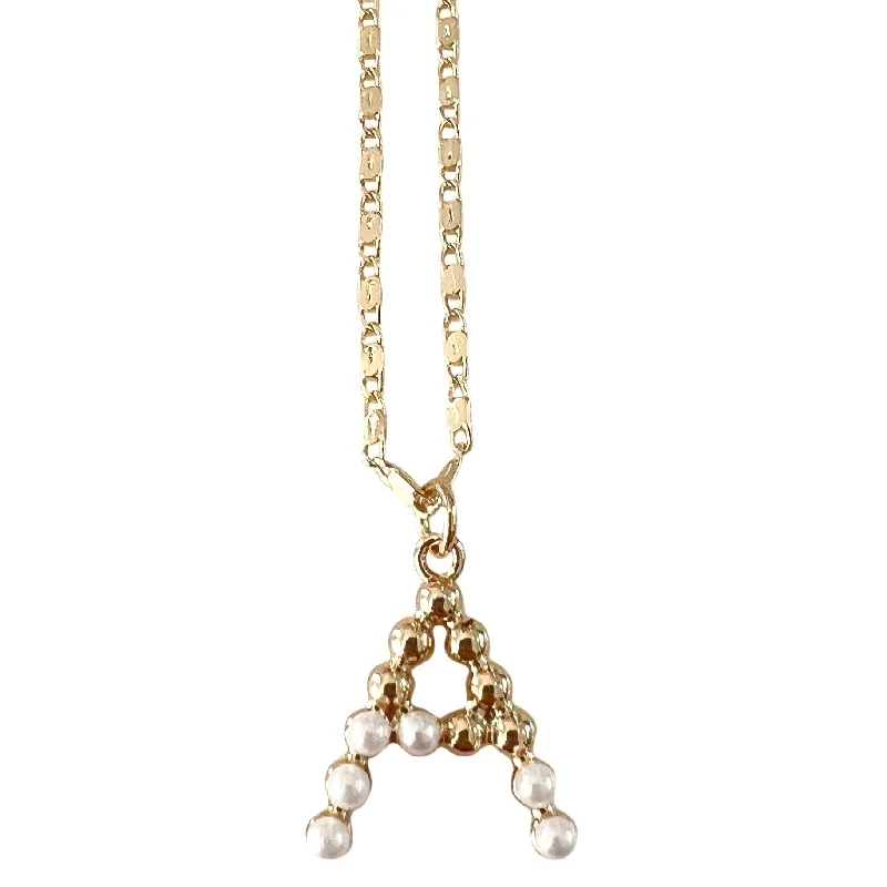 Dainty Floral Jewelry For Feminine Elegance Kaleigh Initial Necklace