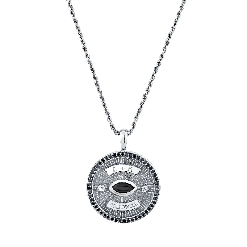 Affordable Luxury Jewelry For Every Occasion Men’s Eye of Protection Coin Pendant | Ready to Ship