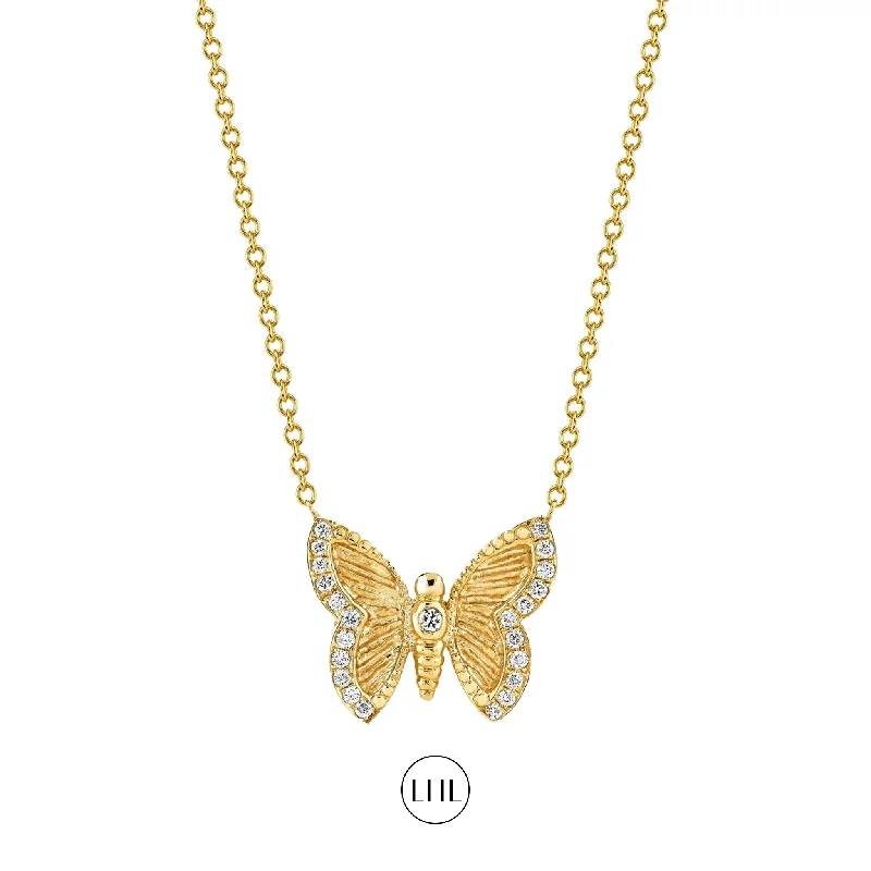 Delicate Crystal Jewelry For Sophisticated Charm Metamorphosis Butterfly Necklace | Ready to Ship