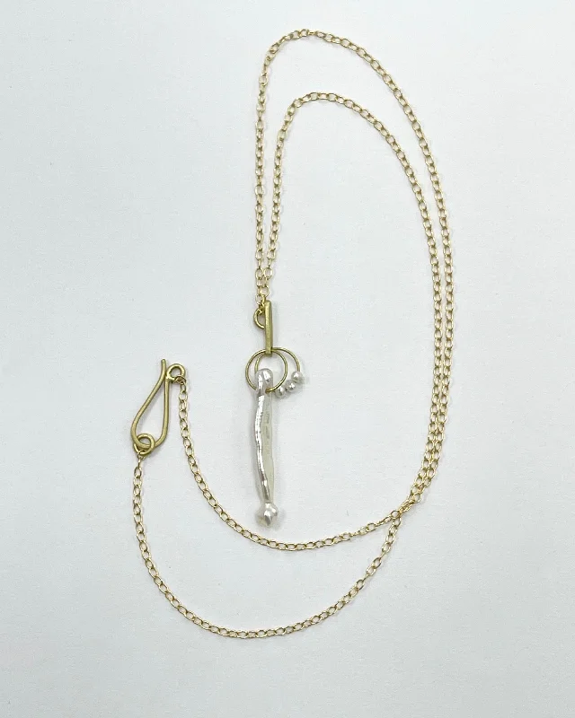 Beautiful Jewelry, Breathtaking Discounts – Hurry In Heather Guidero Biwa Pearl Mini Tangle Necklace