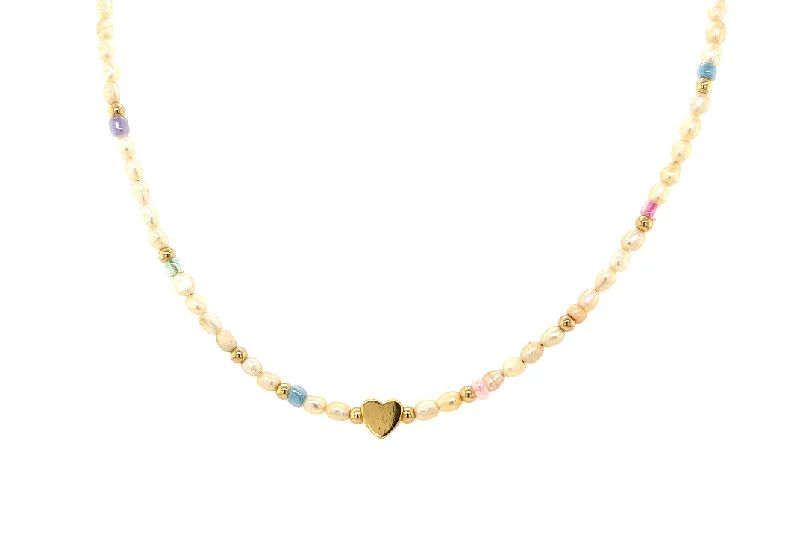 Sparkle For Less – Shop Jewelry Deals Now PASTEL PEARL CHOKER NECKLACE