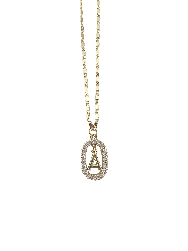 Luxury Handcrafted Jewelry For Elegant Looks Rina Initial Necklace