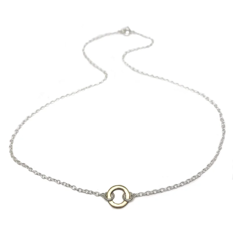 Once-A-Year Jewelry Deals – Shop Before They’Re Gone 14k Gold Circlet on Silver Chain